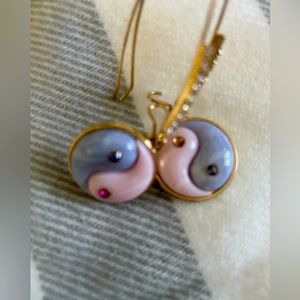 Betsey Johnson Yingyang Shepard Hook Earrings NIB!!!